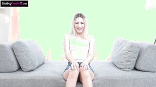 Сладкая София получает мощный трах киски и лицо полностью в сперме на кастинге