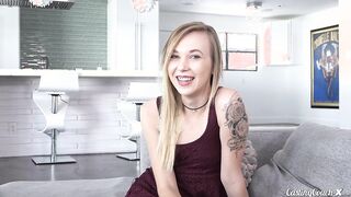 Джасмин Райли проходит интервью и активно трахается на кастинге